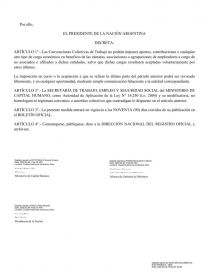 El Gobierno prohibió los aportes obligatorios de empleadores a las cámaras empresarias