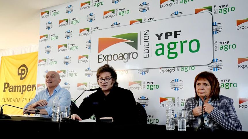 Fuerte respaldo de Milei a Bullrich: “Los hijos de puta que rompen autos son los malos”