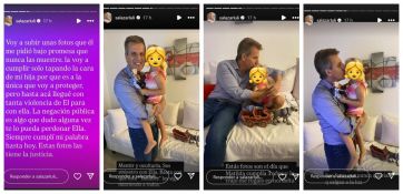 Luli Salazar mostró las fotos de Martín Redrado con Matilda