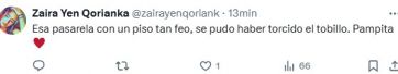 La caída de Pampita en una pasarela de Córdoba que se volvió viral