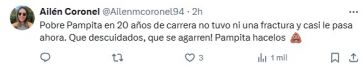 La caída de Pampita en una pasarela de Córdoba que se volvió viral