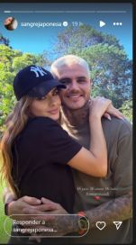 La China Suárez a puros besos con Mauro Icardi