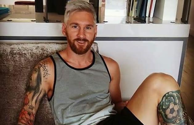 Messi y un sorprendente cambio de look