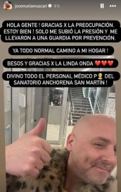 José María Muscari se descompensó en una grabación y lo trasladaron en una ambulancia