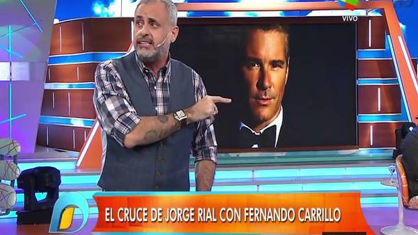 Fuerte pelea entre Rial y Fernando Carrillo