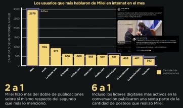 Milei no repunta en las redes y su relación con Trump e Israel le juega en contra
