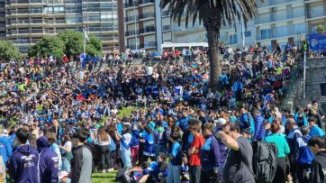 Kicillof en Mar del Plata: mala organización, sin discurso y con la interna a flor de piel