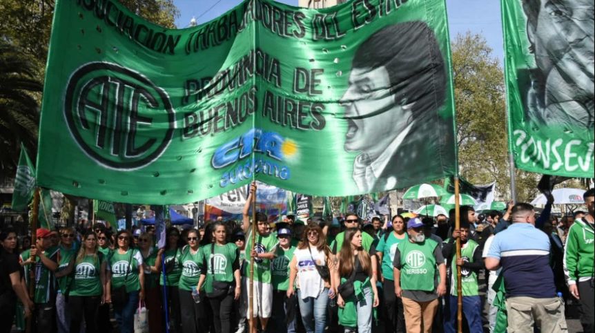 ATE anunció un paro nacional para el 19 de noviembre contra la reforma laboral de Milei