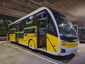 La Ciudad pone en marcha el Trambus, su nuevo sistema de colectivos eléctricos