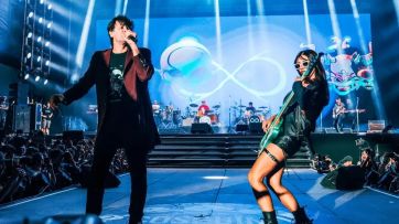 Amor en puerta: ¿qué pasa entre Ciro Martínez y Luli Bass en el regreso de Los Piojos?