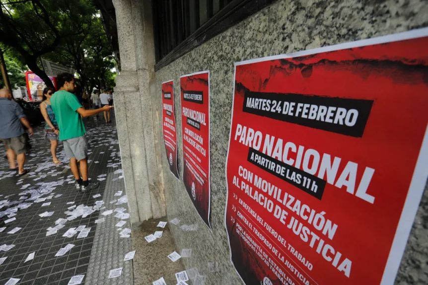 Crisis judicial: toman los Tribunales del Trabajo y lanzan un paro nacional