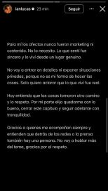 Evangelina Anderson optó por el silencio tras el explosivo descargo de Ian Lucas