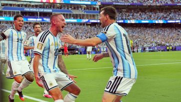 Argentina ganó 3 a 1 en el alargue ante Suiza y jugará con Inglaterra en semis
