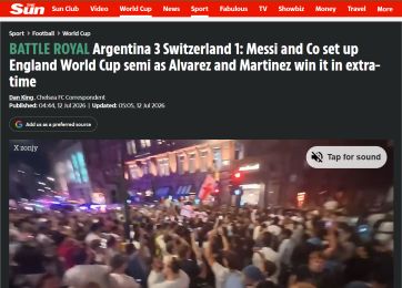 Del elogio a la crítica: así reaccionó la prensa internacional al pase argentino a semifinales